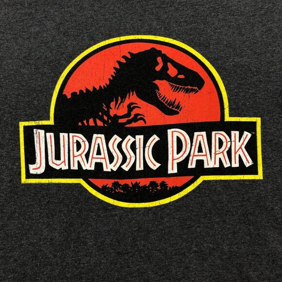 Dark Grey Jurassic Park “Jurassic World” Graphic Tee - Picture 3 of 4